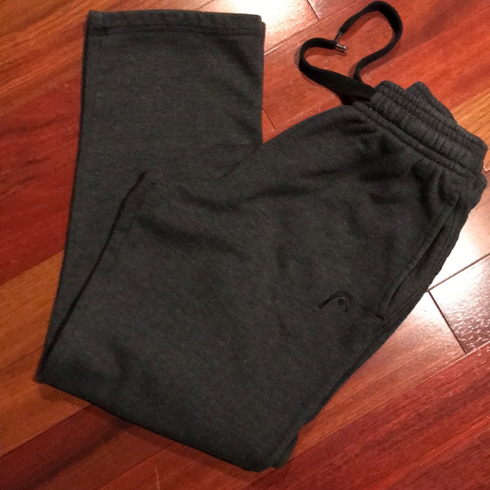 Gray sweatpants